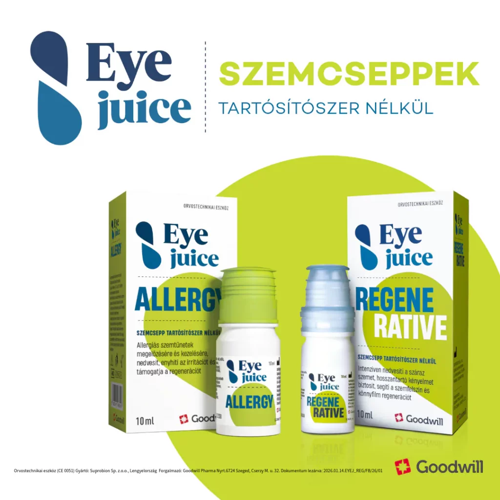 Eyejuice szemcseppek - tartósítószer nélkül