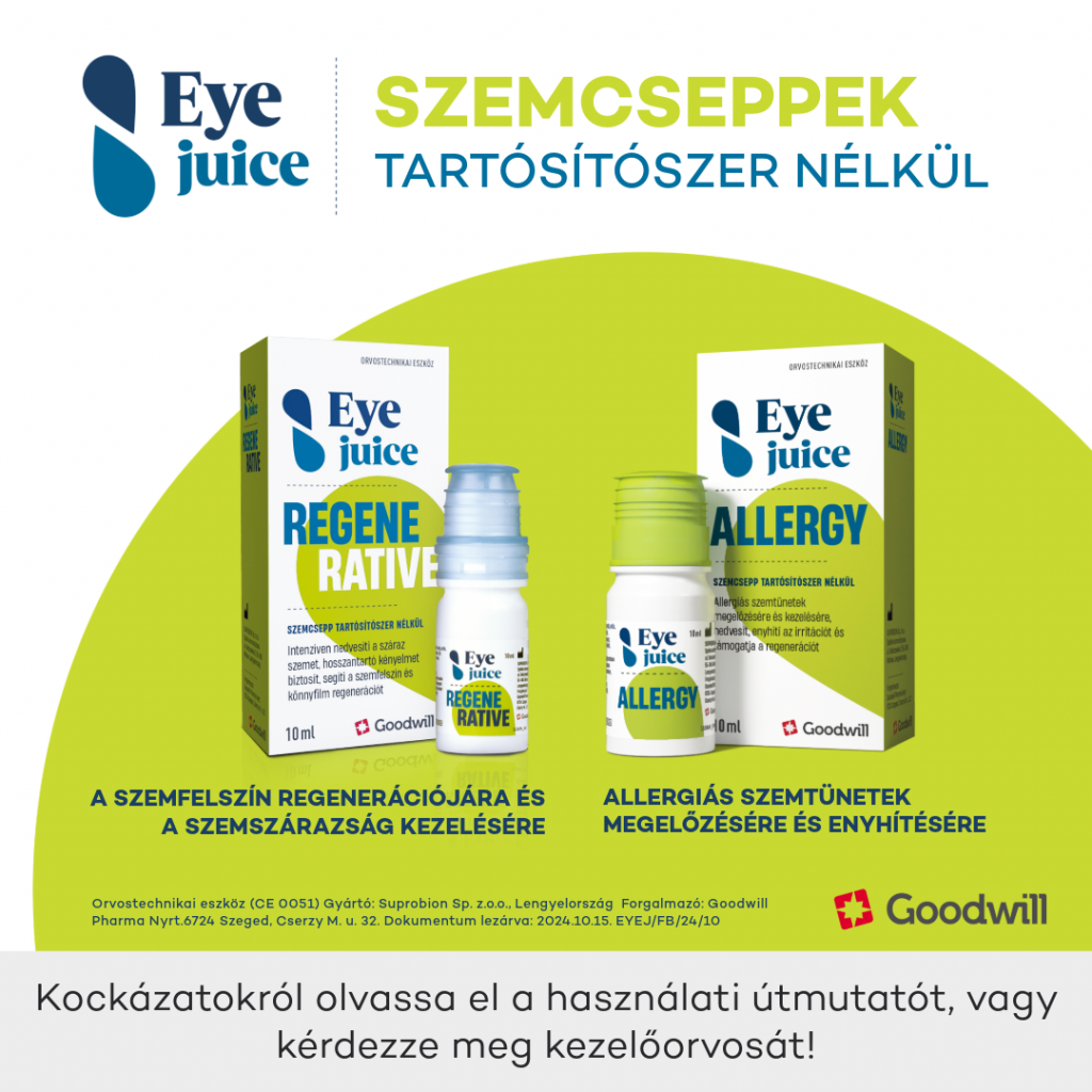 Eyejuice szemcseppek - tartósítószer nélkül